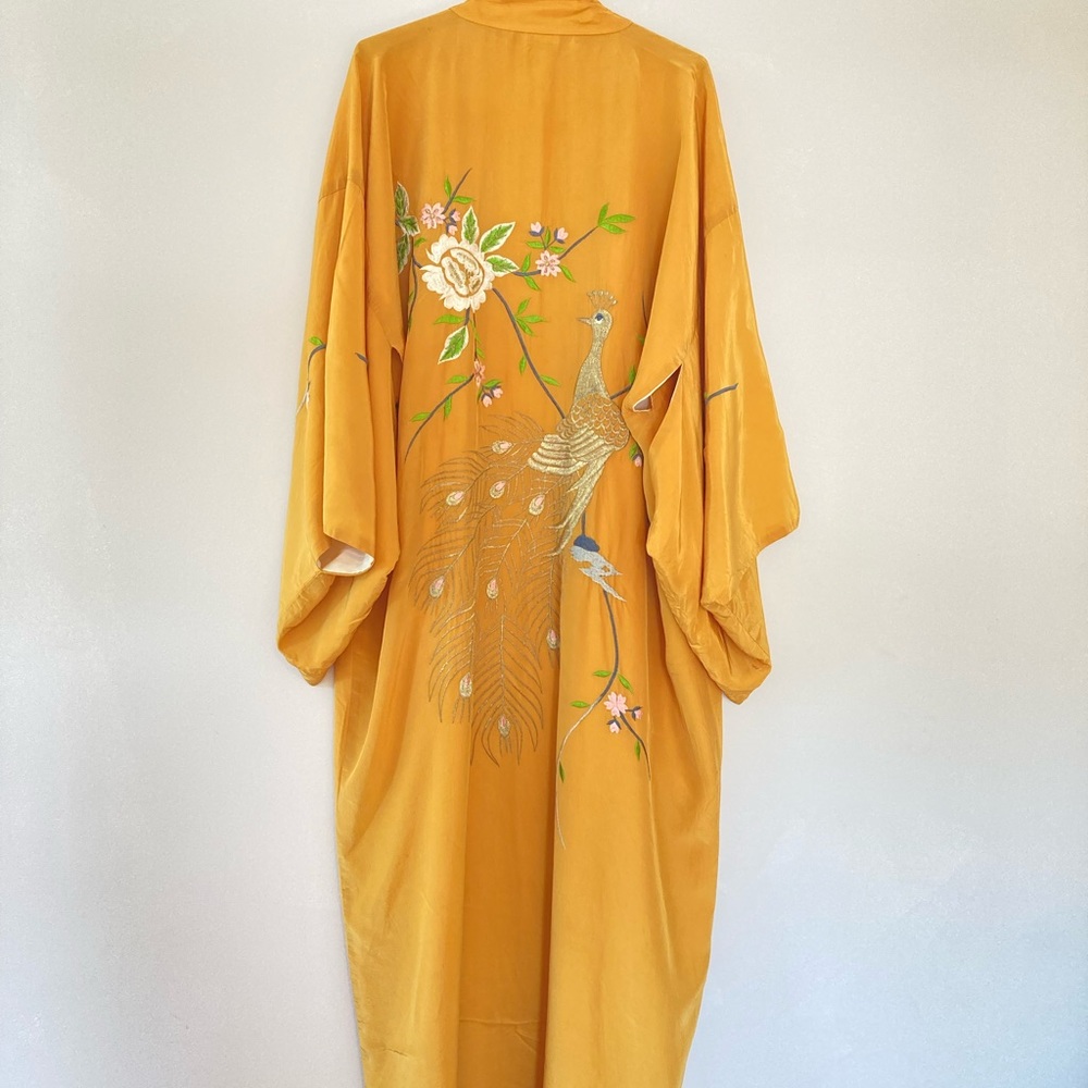 Beautiful, vintage, silk robe.